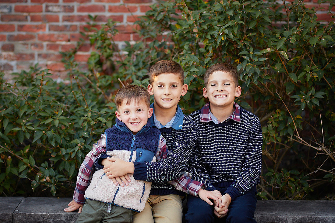 The T Family: Portrait Session in Chagrin Falls