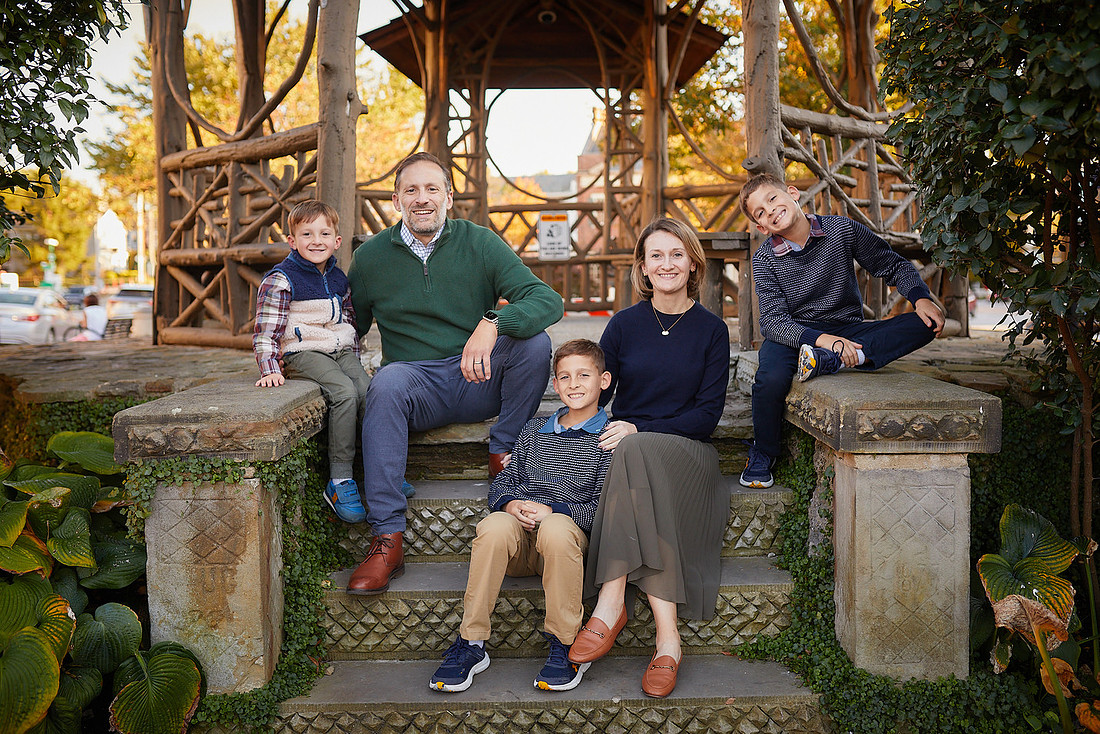 The T Family: Portrait Session in Chagrin Falls
