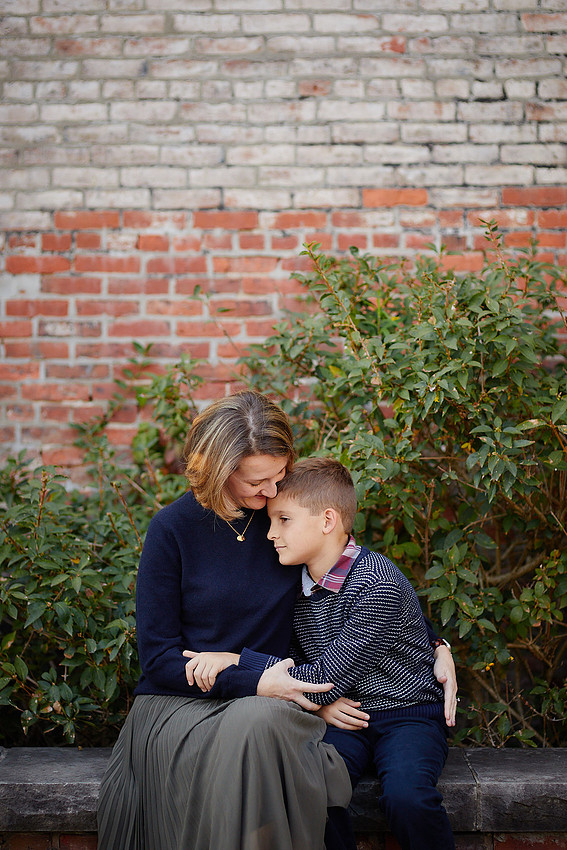 The T Family: Portrait Session in Chagrin Falls