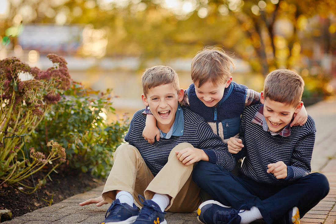 The T Family: Portrait Session in Chagrin Falls