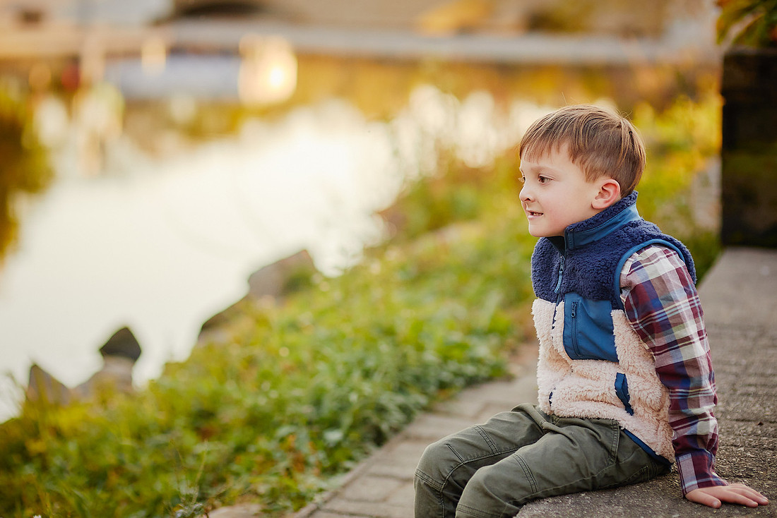 The T Family: Portrait Session in Chagrin Falls