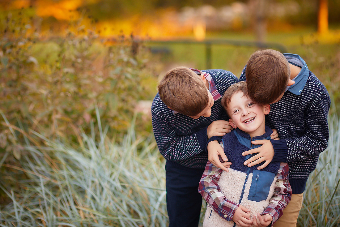 The T Family: Portrait Session in Chagrin Falls