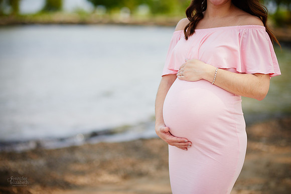 Gina: Maternity Portrait Session at Edgewater Park in Cleveland