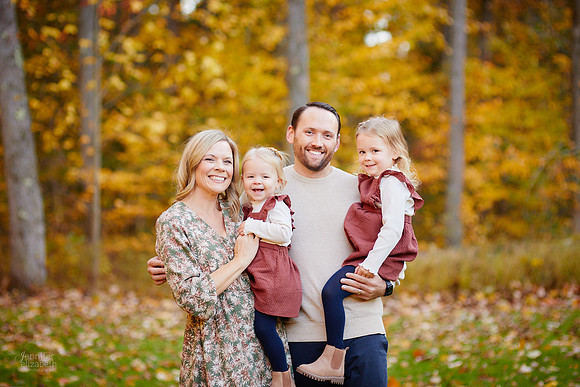 The P Family: Portrait Session at Henry Church Rock in Bentleyville