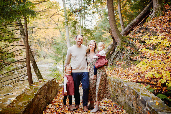 The P Family: Portrait Session at Henry Church Rock in Bentleyville