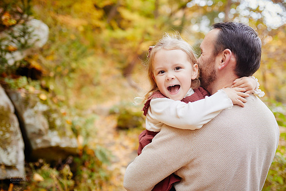 The P Family: Portrait Session at Henry Church Rock in Bentleyville