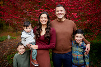 The M Family: Backyard Portrait Session in Willoughby Hills