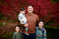 The M Family: Backyard Portrait Session in Willoughby Hills