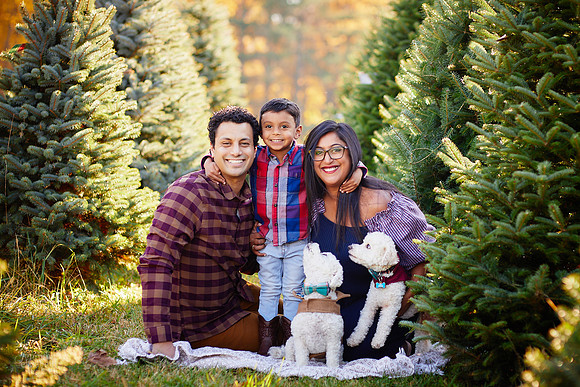 Holiday Mini Portrait Sessions at Sugar Pines Farm in Chesterland