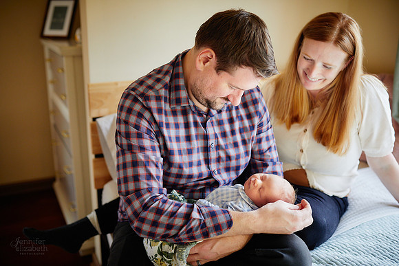 Baby Henry: Lifestyle Newborn Session in Brecksville