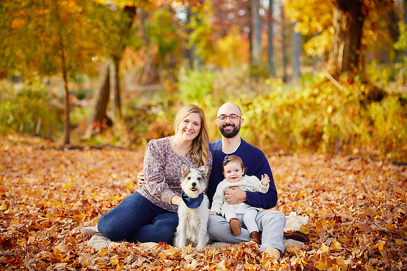 The M Family: Fall Portrait Session at Pepper Pike Park