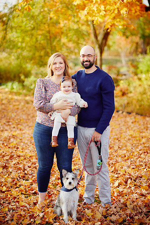 The M Family: Fall Portrait Session at Pepper Pike Park