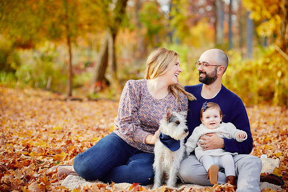 The M Family: Fall Portrait Session at Pepper Pike Park