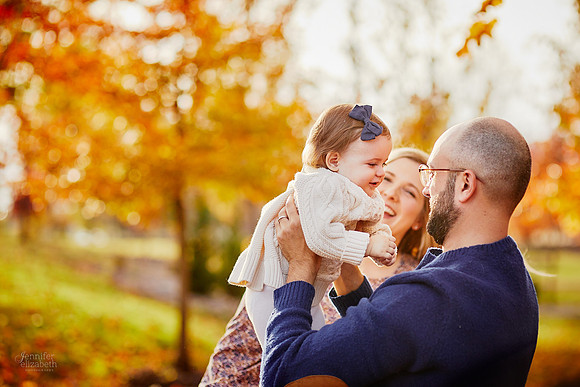 The M Family: Fall Portrait Session at Pepper Pike Park