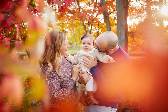 The M Family: Fall Portrait Session at Pepper Pike Park