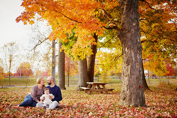 The M Family: Fall Portrait Session at Pepper Pike Park