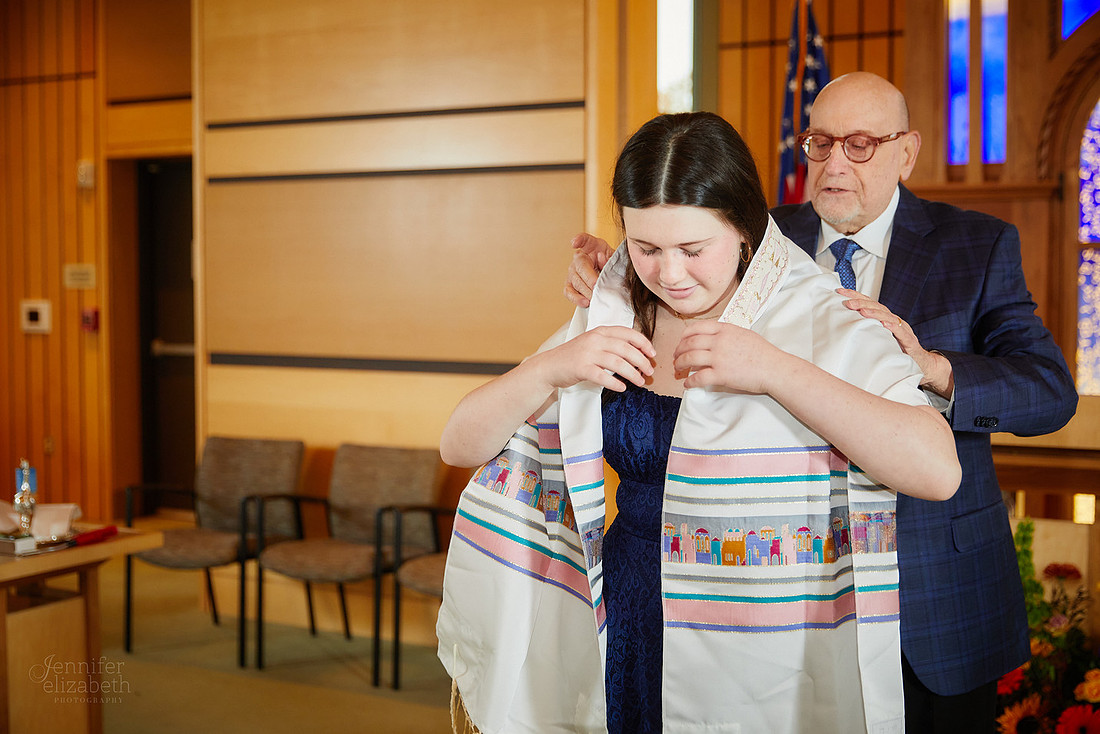 Evie: Bat Mitzvah Portraits at Congregation Mishkan Or in Beachwood