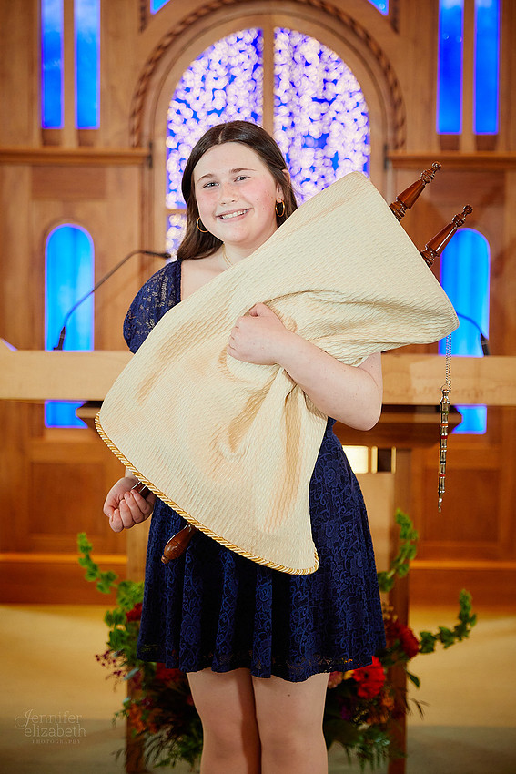 Evie: Bat Mitzvah Portraits at Congregation Mishkan Or in Beachwood