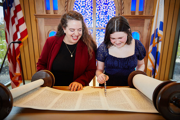 Evie: Bat Mitzvah Portraits at Congregation Mishkan Or in Beachwood