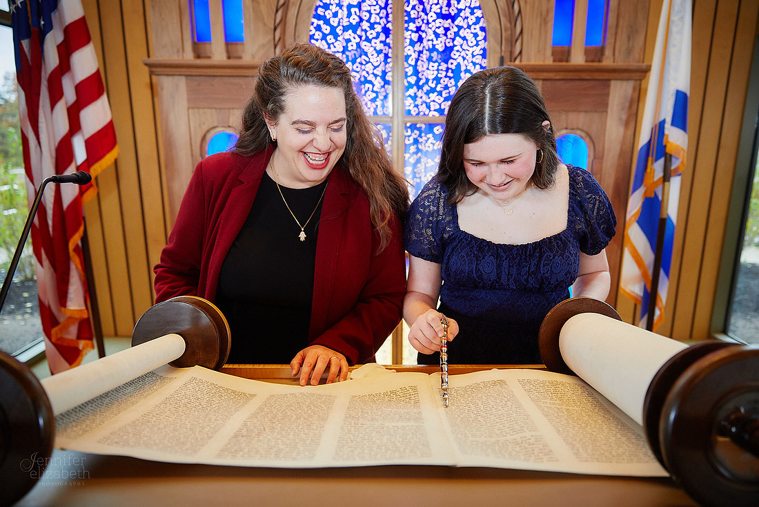 Evie: Bat Mitzvah Portraits at Congregation Mishkan Or in Beachwood