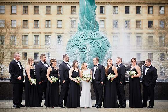 Savannah & Nick: Downtown Cleveland Wedding at St. Claire Ballroom in the Cleveland Marriott Downtown at Key Center