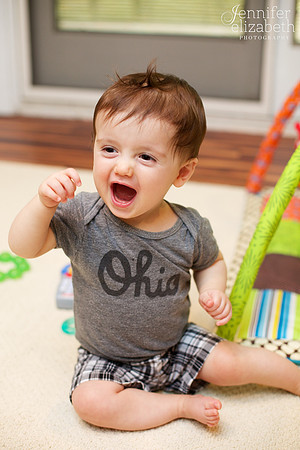 Baby Avi Lifestyle Session in Solon, Ohio