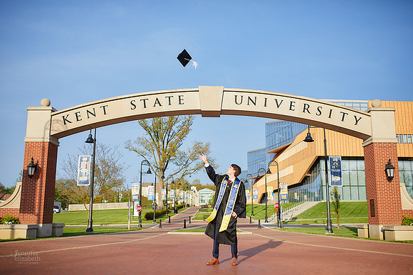 Jameson: Graduation Senior Portrait Session at Kent State University