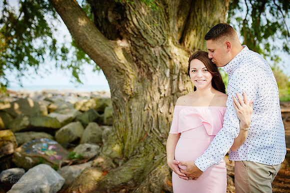 Gina: Maternity Portrait Session at Edgewater Park in Cleveland
