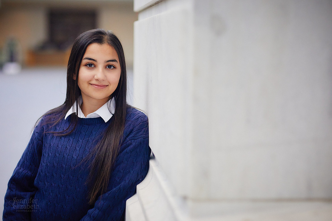 Michelle: Senior Session at the Cleveland Museum of Art and Wade Lagoon