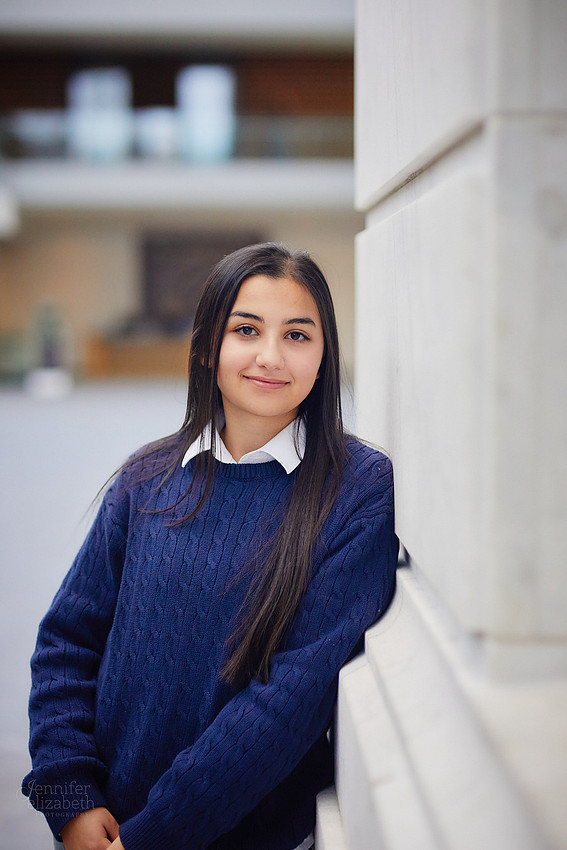Michelle: Senior Session at the Cleveland Museum of Art and Wade Lagoon