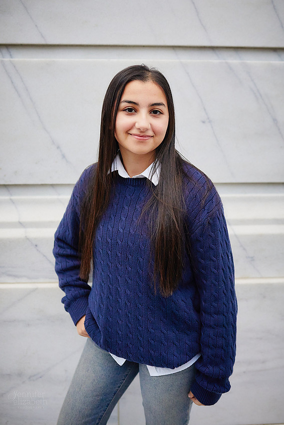 Michelle: Senior Session at the Cleveland Museum of Art and Wade Lagoon