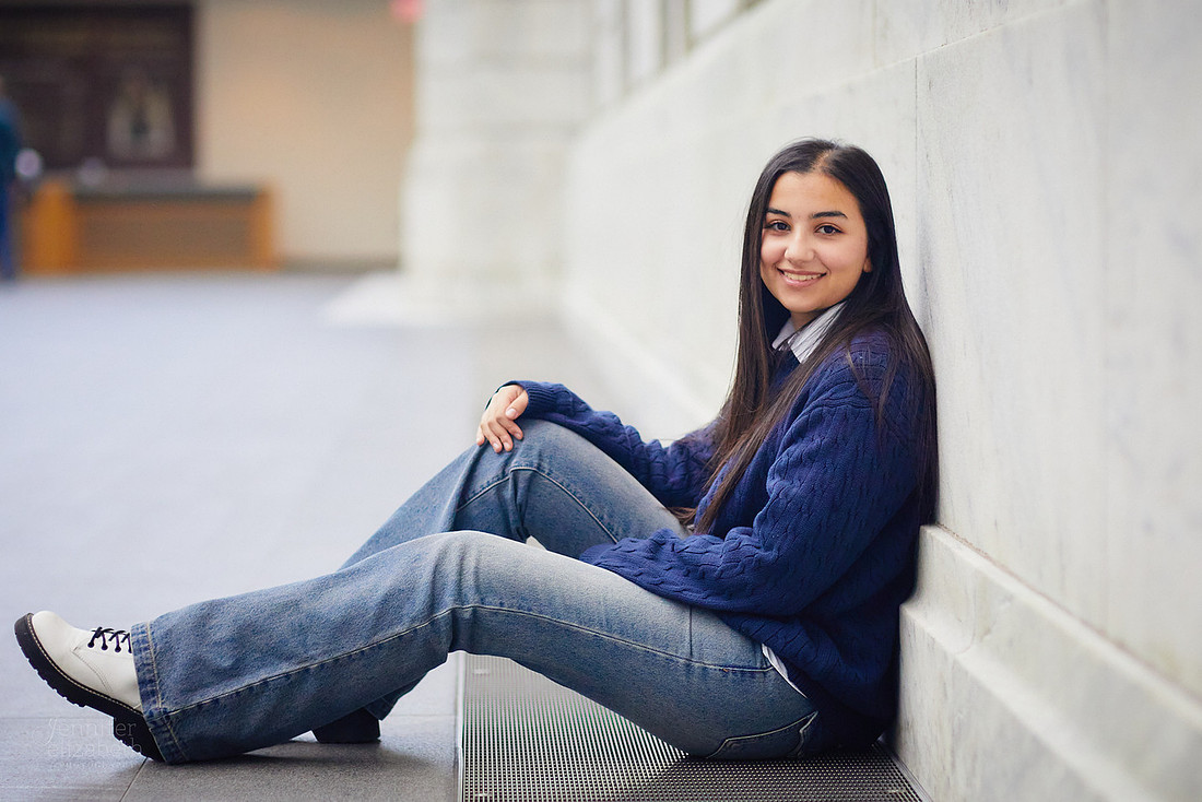 Michelle: Senior Session at the Cleveland Museum of Art and Wade Lagoon