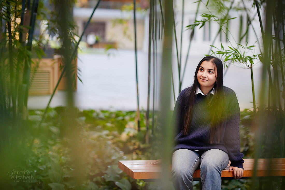 Michelle: Senior Session at the Cleveland Museum of Art and Wade Lagoon