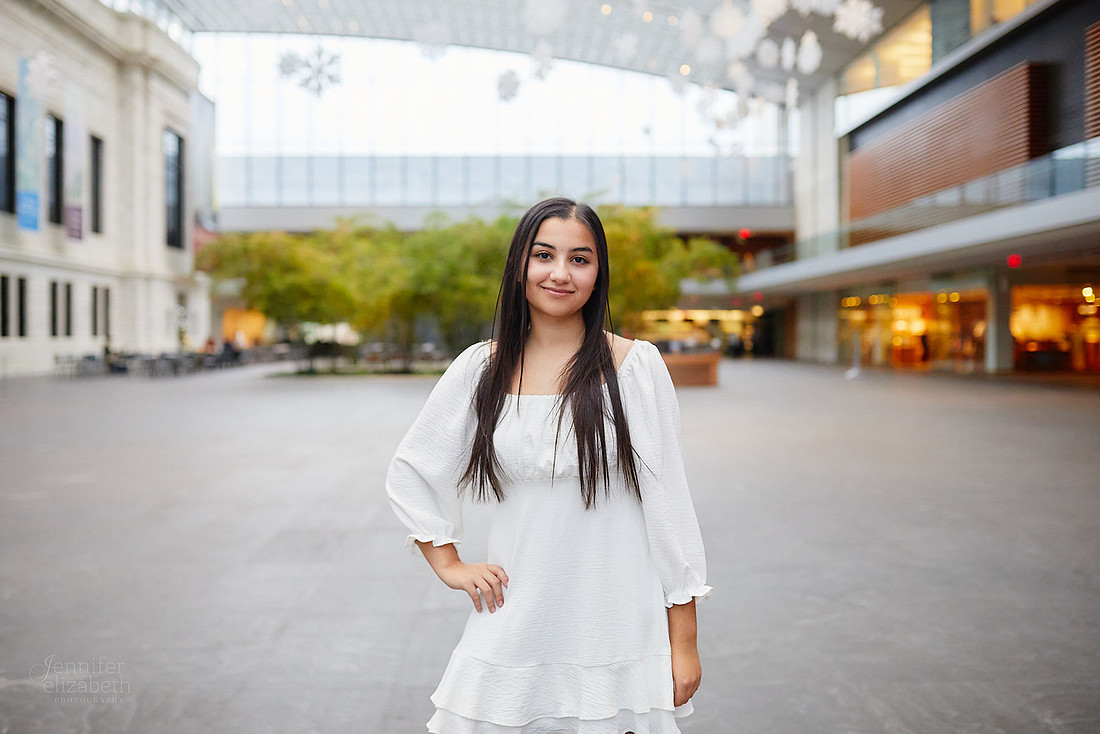 Michelle: Senior Session at the Cleveland Museum of Art and Wade Lagoon