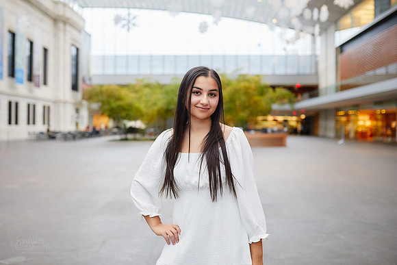 Michelle: Senior Session at the Cleveland Museum of Art and Wade Lagoon