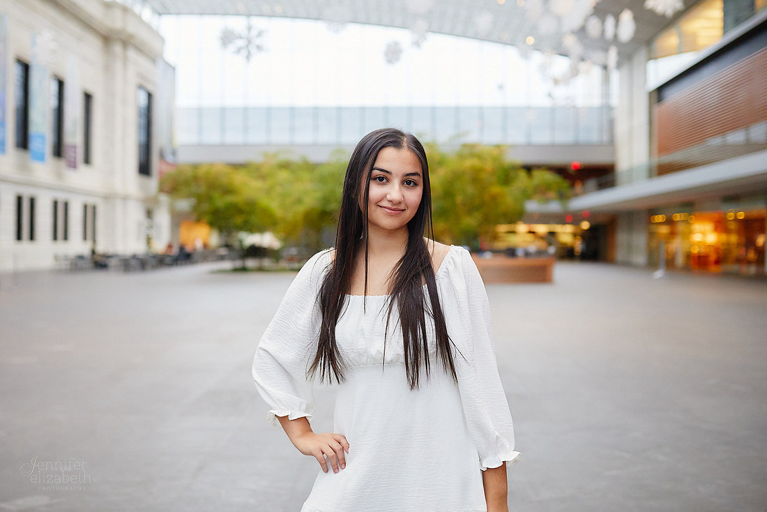 Michelle: Senior Session at the Cleveland Museum of Art and Wade Lagoon