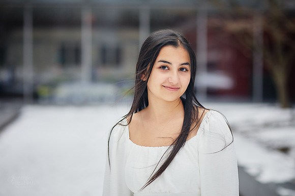 Michelle: Senior Session at the Cleveland Museum of Art and Wade Lagoon