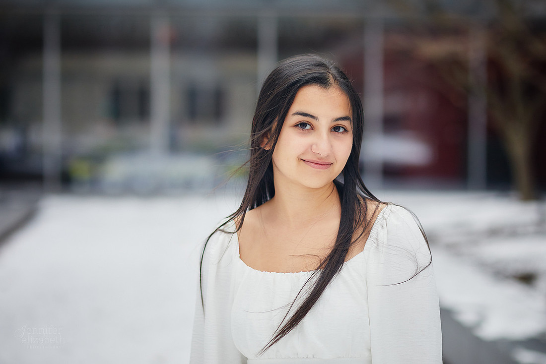 Michelle: Senior Session at the Cleveland Museum of Art and Wade Lagoon