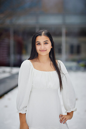 Michelle: Senior Session at the Cleveland Museum of Art and Wade Lagoon