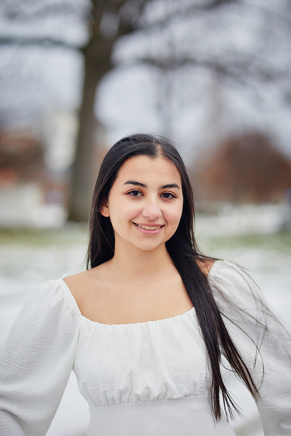 Michelle: Senior Session at the Cleveland Museum of Art and Wade Lagoon