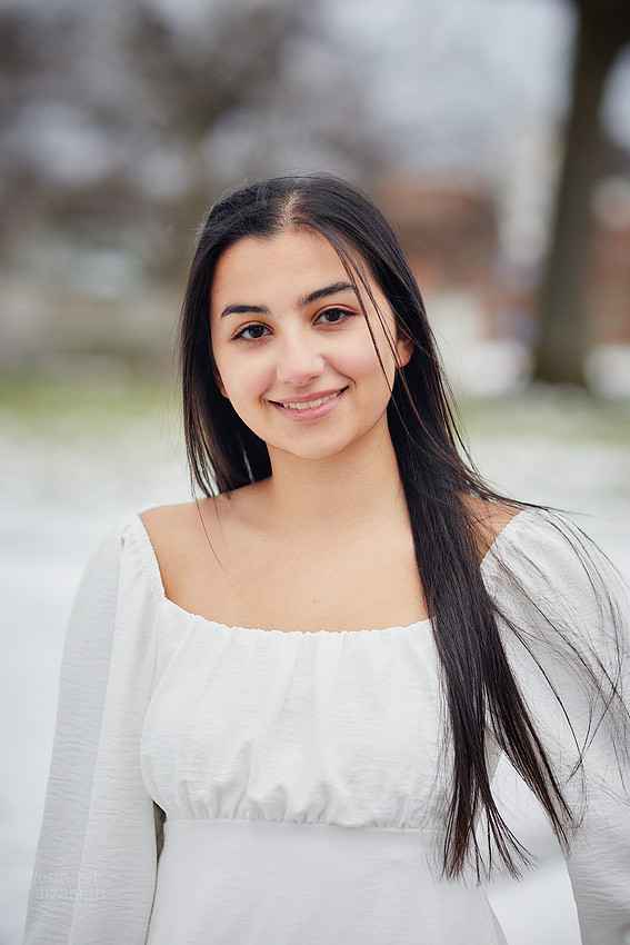 Michelle: Senior Session at the Cleveland Museum of Art and Wade Lagoon