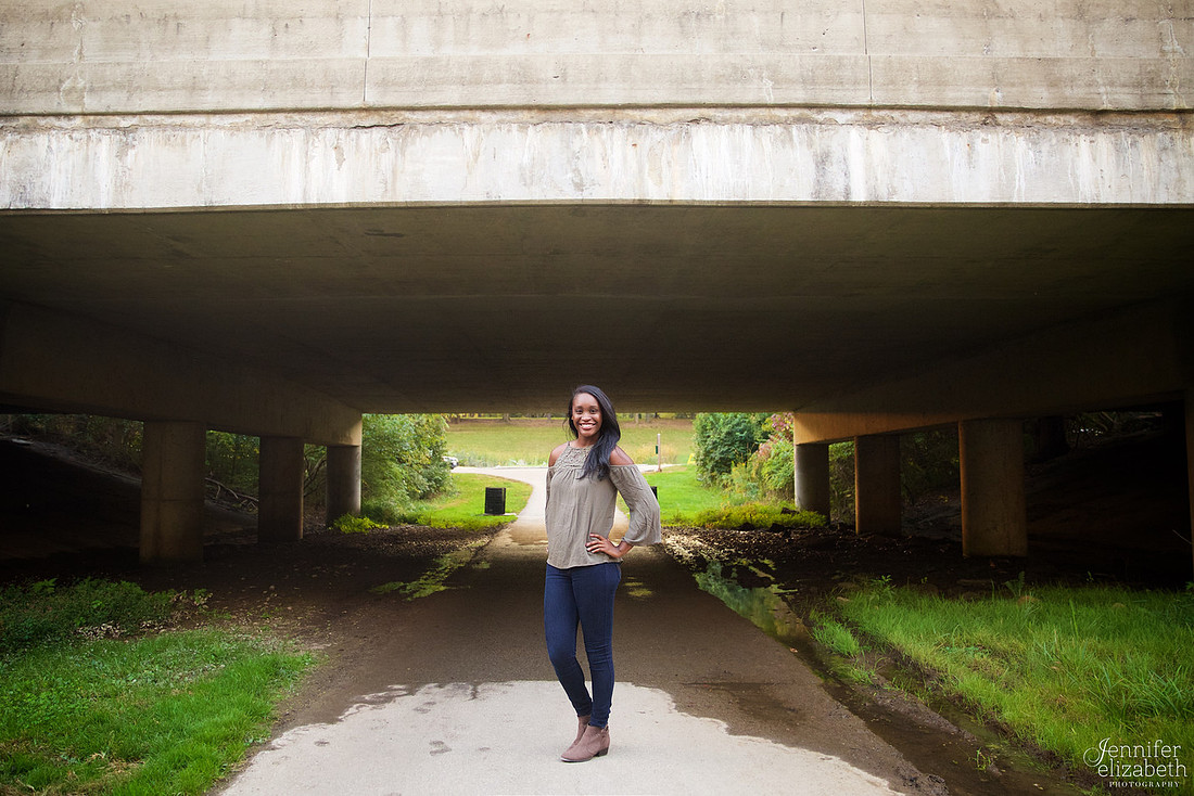Kiara: Senior Portrait Session in Worthington, Ohio