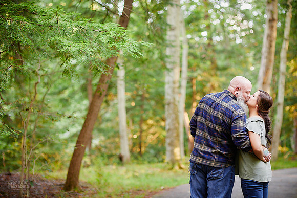 Jessica & Joe: Engagement Session at Henry Church Rock in Chagrin Falls