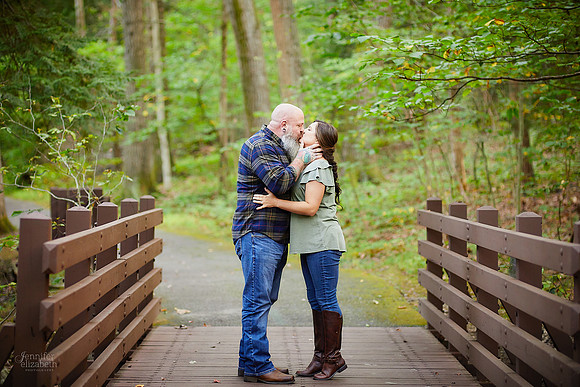 Jessica & Joe: Engagement Session at Henry Church Rock in Chagrin Falls