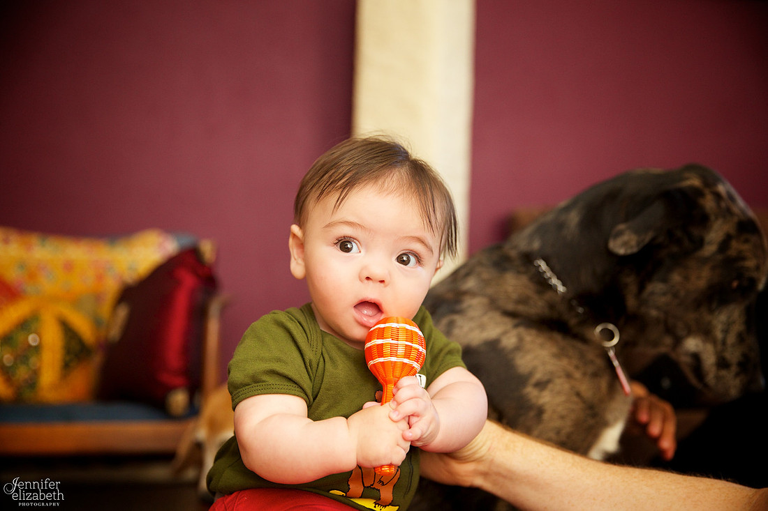 Baby Ian's Lifestyle Family Session in Visalia