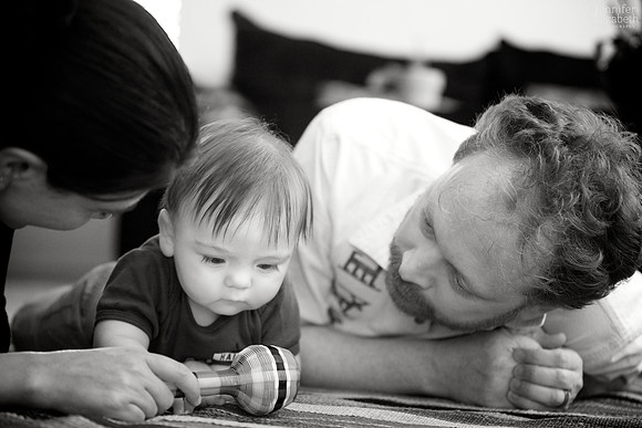 Baby Ian's Lifestyle Family Session in Visalia