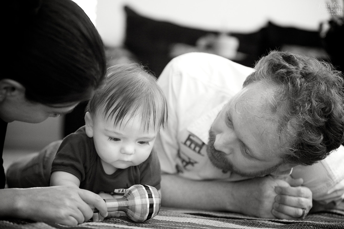 Baby Ian's Lifestyle Family Session in Visalia