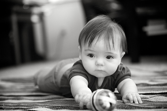 Baby Ian's Lifestyle Family Session in Visalia