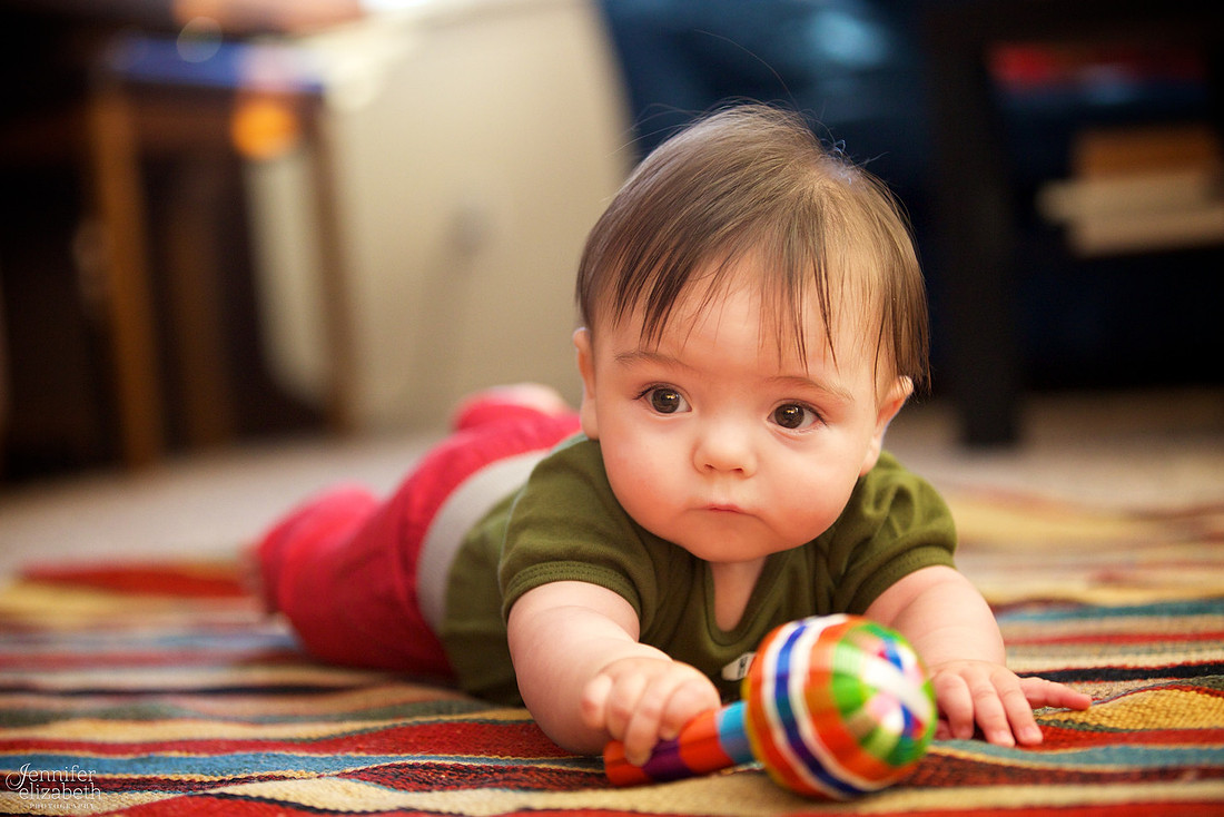 Baby Ian's Lifestyle Family Session in Visalia