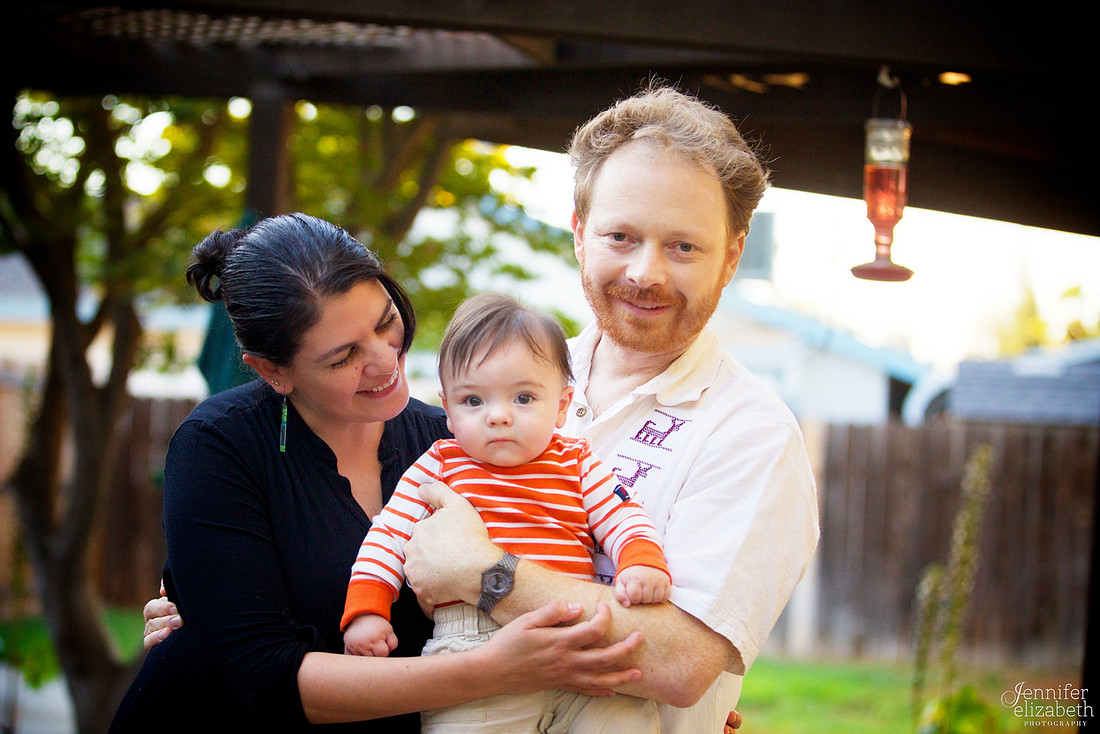 Baby Ian's Lifestyle Family Session in Visalia
